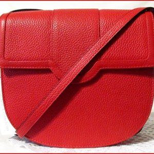 Nwt Corder London Leather Rosa Saddle Bag Crossbody purse